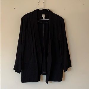 Lauren Conrad LC waist length Black Blazer